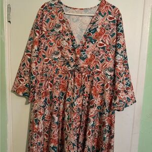 3/4 Length Sleeve Dress